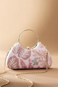 Beaded evening clasp bag
