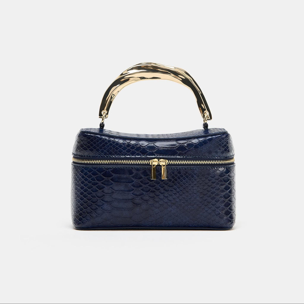 Embossed cosmetic bag