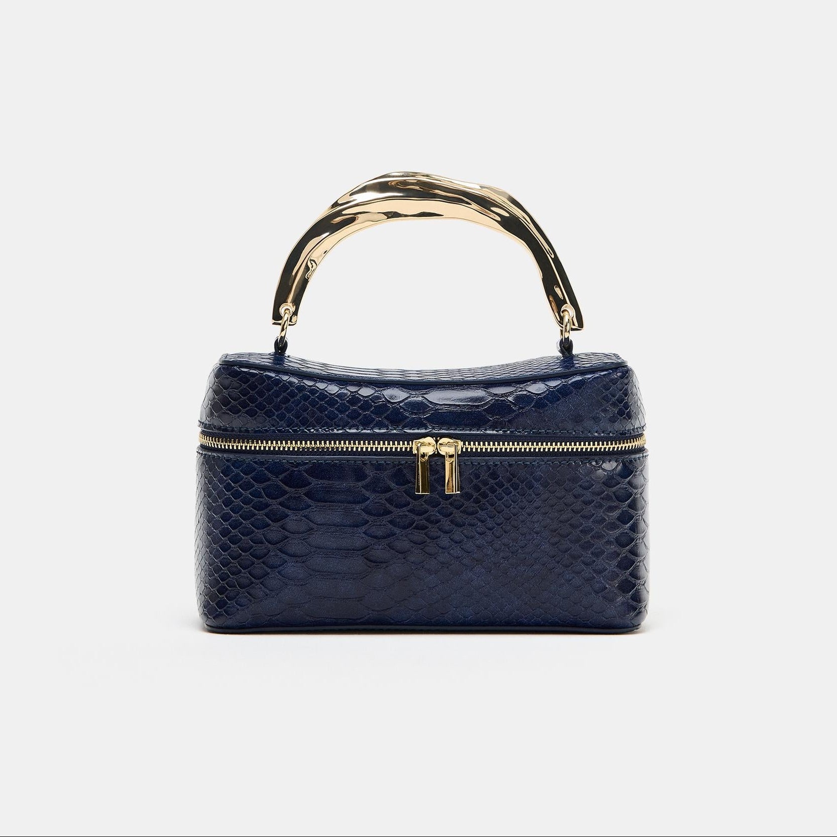 Embossed cosmetic bag