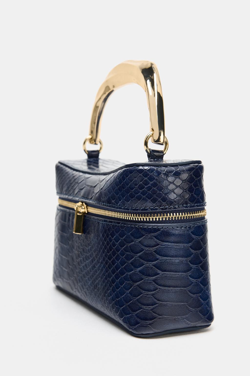 Embossed cosmetic bag