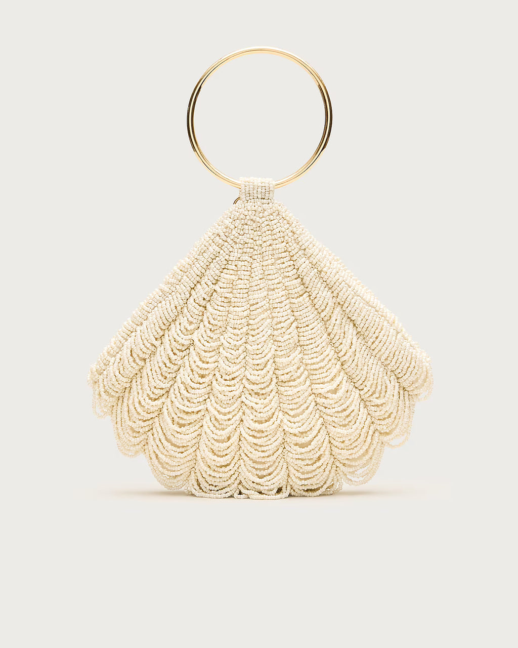 Beaded shell bag