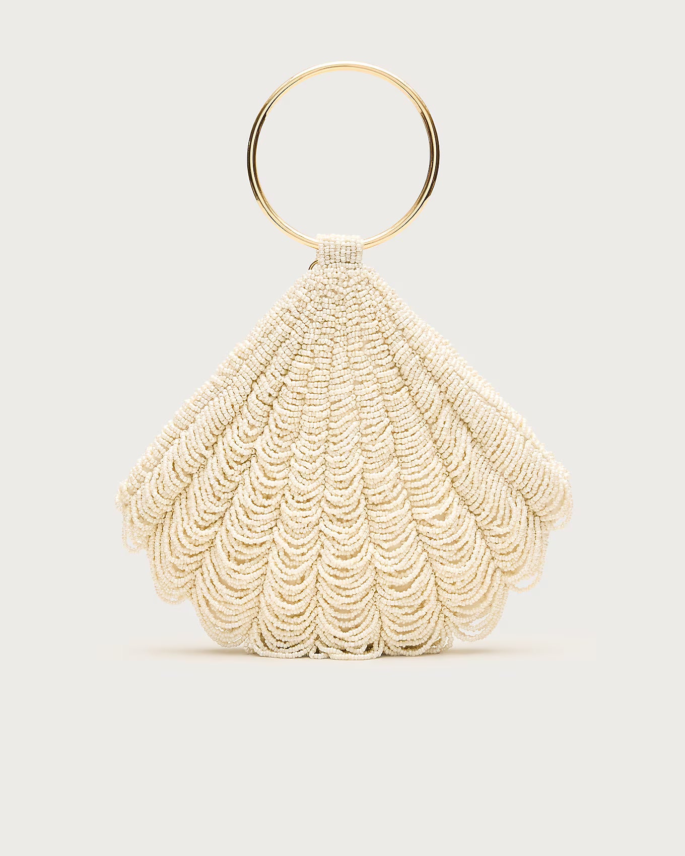 Beaded shell bag