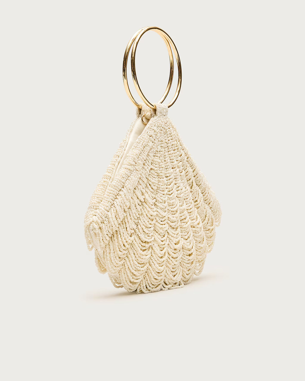 Beaded shell bag