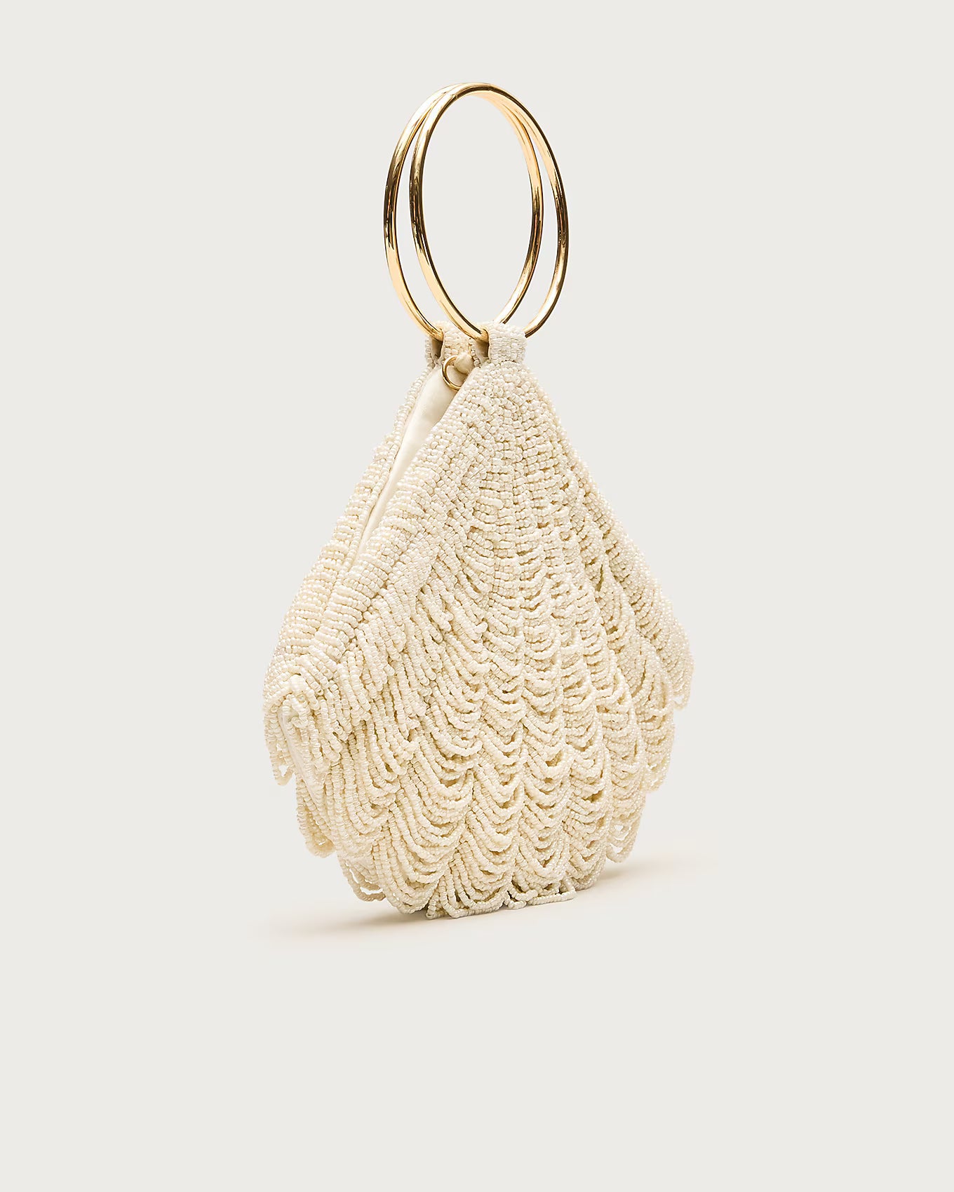 Beaded shell bag