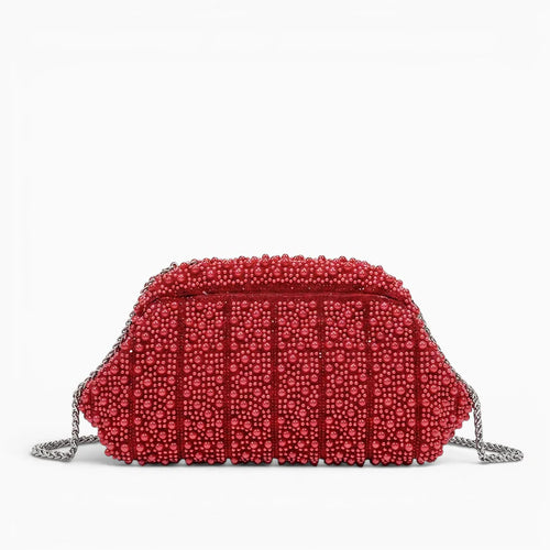 Beaded clasp clutch