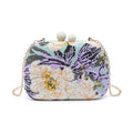 Beaded clasp clutch
