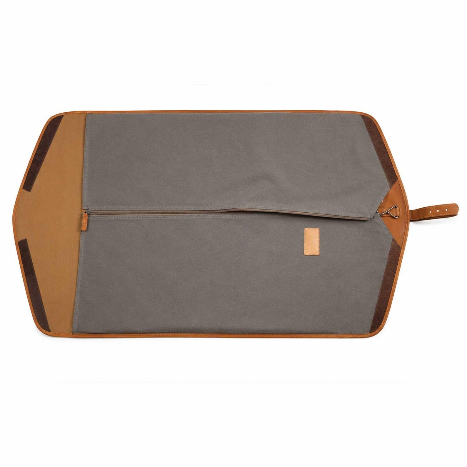 Convertible Leather Suit Garment Duffle Bag